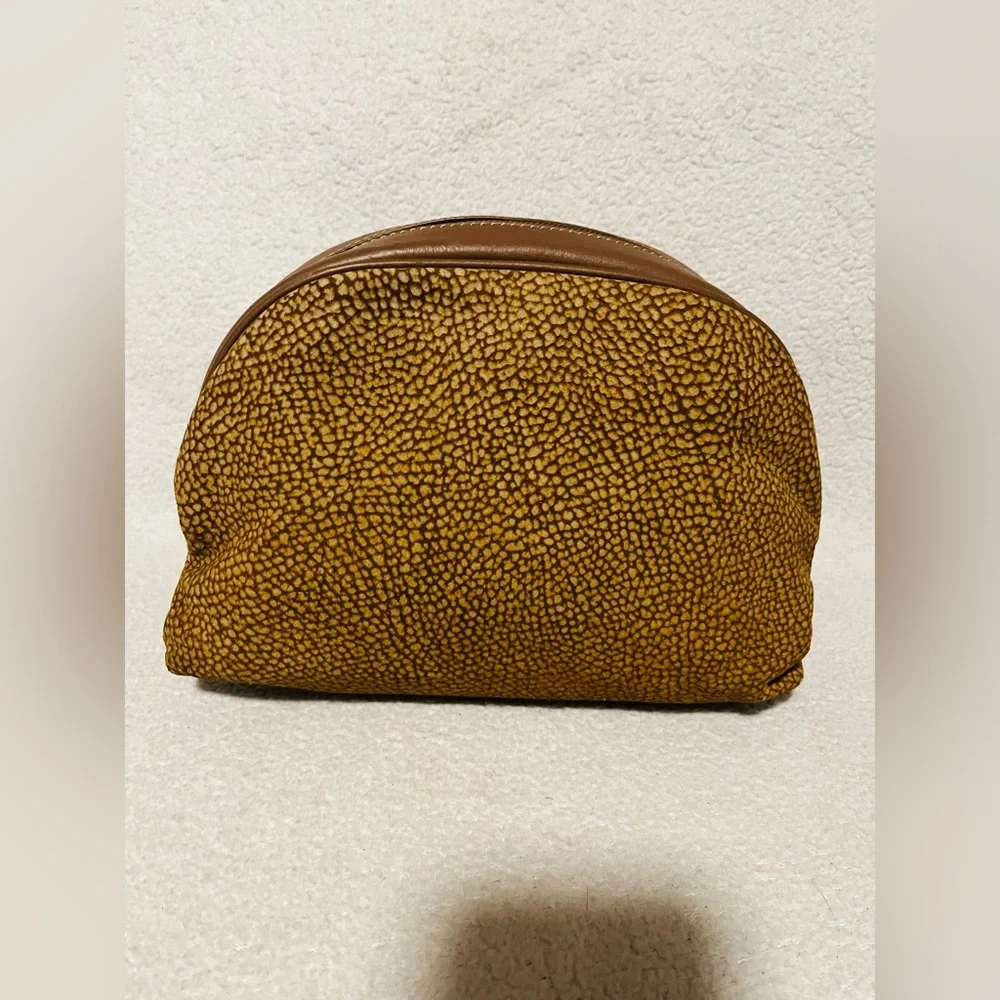 Borbonese Quail Suede Small Clutch/Pouch - Picture 5 of 12